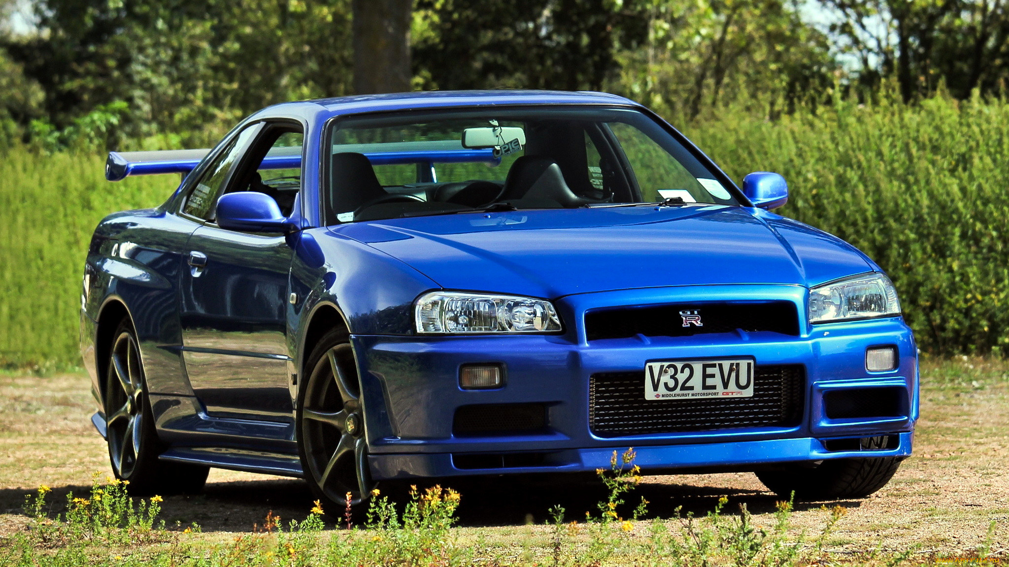 Nissan Skyline GTR r34 Blue